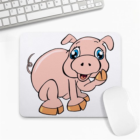 Piggy Large Mousepad from ArtsNow.com Front