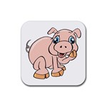 Piggy Rubber Coaster (Square)