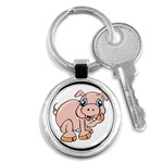 Piggy Key Chain (Round)