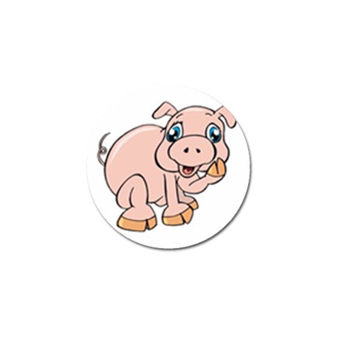 Piggy Golf Ball Marker from ArtsNow.com Front