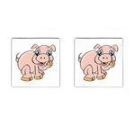 Piggy Cufflinks (Square)