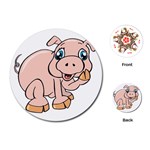 Piggy Playing Cards (Round)