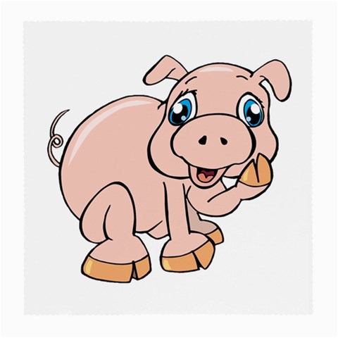 Piggy Glasses Cloth (Medium) from ArtsNow.com Front