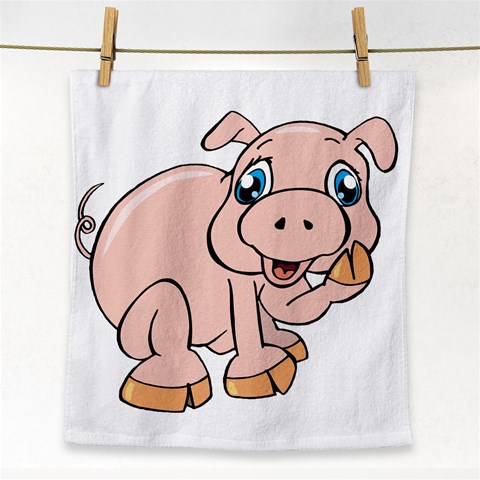 Piggy Face Towel from ArtsNow.com Front