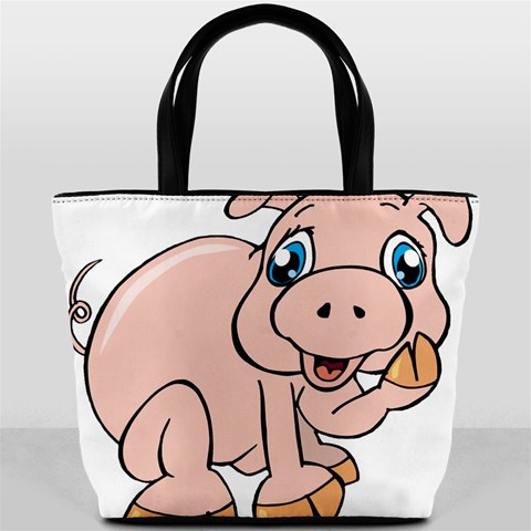 Piggy Bucket Bag from ArtsNow.com Front