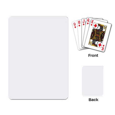 Oink Playing Cards Single Design from ArtsNow.com Back