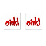 Oink Cufflinks (Square)