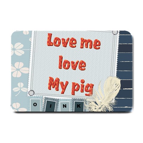 Love my pig Small Doormat from ArtsNow.com 24 x16  Door Mat