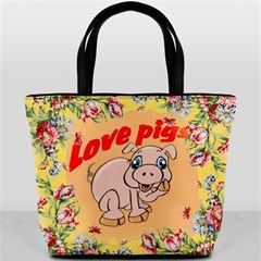 Love my pig Bucket Bag from ArtsNow.com Front