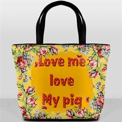 Love my pig Bucket Bag from ArtsNow.com Back