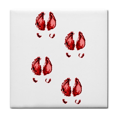 Trotters Tile Coaster from ArtsNow.com Front