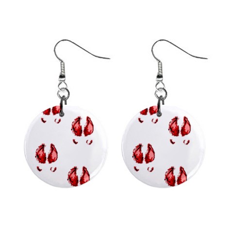 Trotters 1  Button Earrings from ArtsNow.com Front