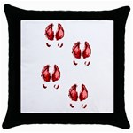 Trotters Throw Pillow Case (Black)
