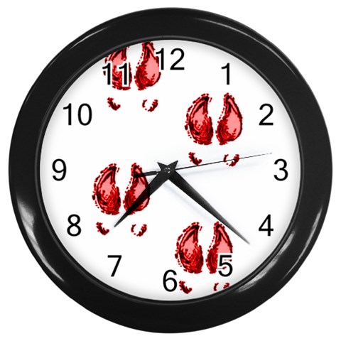 Trotters Wall Clock (Black) from ArtsNow.com Front