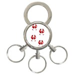Trotters 3-Ring Key Chain