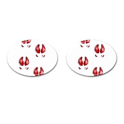 Trotters Cufflinks (Oval) from ArtsNow.com Front(Pair)