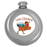 Love chickens Hip Flask (5 oz)