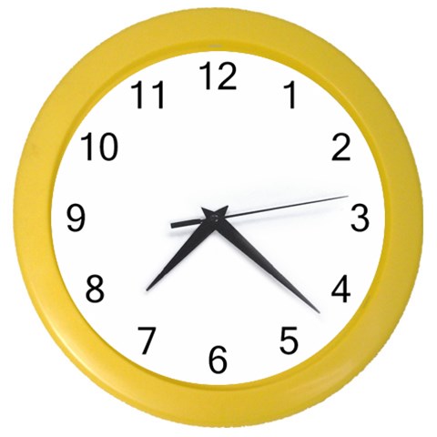 Cute Kittens Color Wall Clock from ArtsNow.com Front