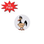 Rooster 1  Mini Button (10 pack) 