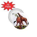 Drinking giraffe 1.75  Button (10 pack) 