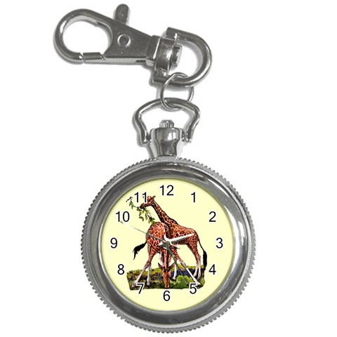 Drinking giraffe Key Chain Watch from ArtsNow.com Front