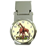 Drinking giraffe Money Clip Watch
