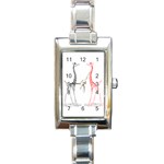 Cute giraffes Rectangular Italian Charm Watch
