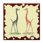 Cute giraffes Tile Coaster