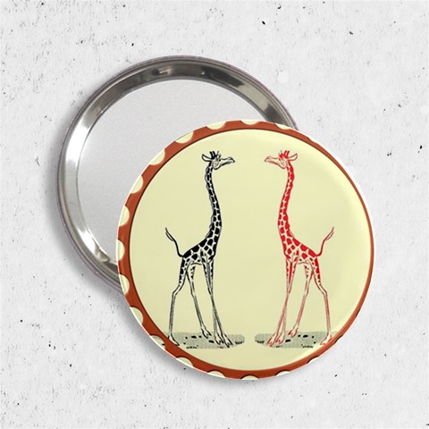 Cute giraffes 2.25  Handbag Mirror from ArtsNow.com Front