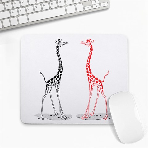 Cute giraffes Large Mousepad from ArtsNow.com Front
