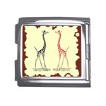 Cute giraffes Mega Link Italian Charm (18mm)