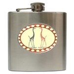 Cute giraffes Hip Flask (6 oz)