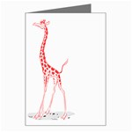 Cute giraffes Greeting Card