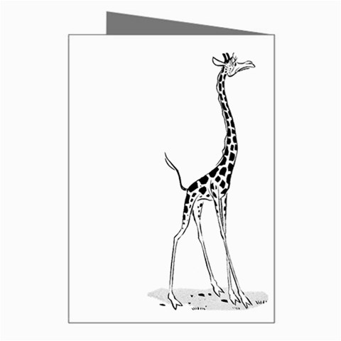 Cute giraffes Greeting Card from ArtsNow.com Right