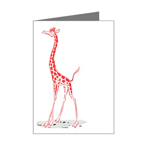 Cute giraffes Mini Greeting Card from ArtsNow.com Left