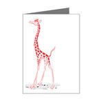 Cute giraffes Mini Greeting Card