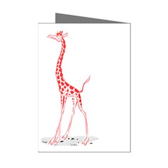 Cute giraffes Mini Greeting Cards (Pkg of 8) from ArtsNow.com Left