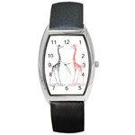 Cute giraffes Barrel Style Metal Watch