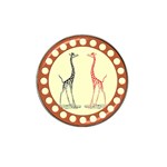 Cute giraffes Hat Clip Ball Marker (4 pack)