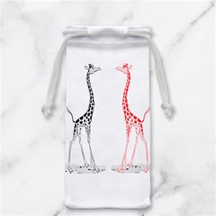 Cute giraffes Jewelry Bag from ArtsNow.com Back