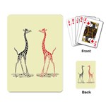 Cute giraffes Playing Cards Single Design