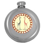 Cute giraffes Hip Flask (5 oz)