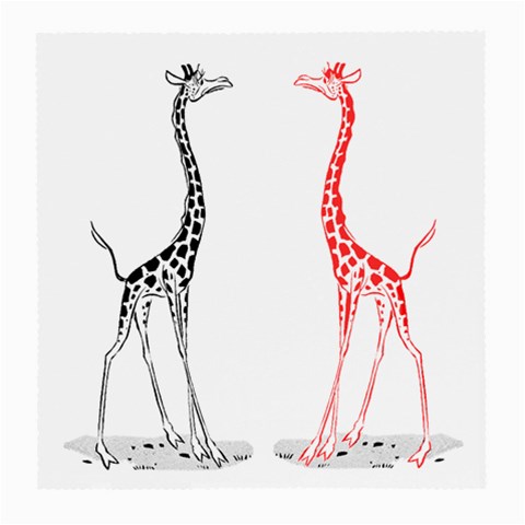 Cute giraffes Glasses Cloth (Medium) from ArtsNow.com Front