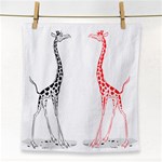Cute giraffes Face Towel