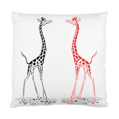 Cute giraffes Cushion Case (Two Sides) from ArtsNow.com Back