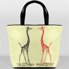 Cute giraffes Bucket Bag from ArtsNow.com Back