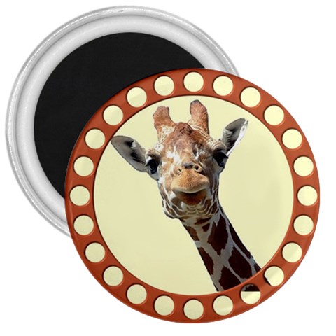 Giraffe 3  Magnet from ArtsNow.com Front