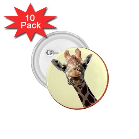 Giraffe 1.75  Button (10 pack)  from ArtsNow.com Front