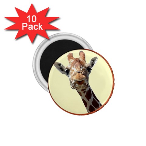 Giraffe 1.75  Magnet (10 pack)  from ArtsNow.com Front