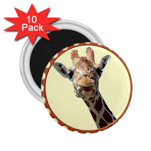 Giraffe 2.25  Magnet (10 pack) from ArtsNow.com Front